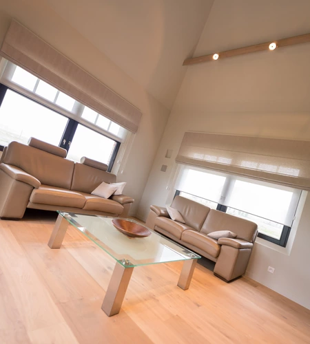 beige rolgordijnen schuifgordijnen bellegem